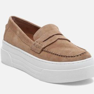 NWT JSlide Ava Shoes In Light Sand Suede